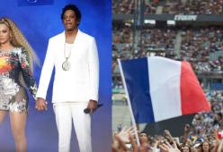 Beyoncé e Jay-Z: finale dei Mondiali sui mega-schermi e festa francese al loro concerto Parigi 
