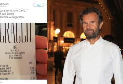 Polemica contro Cracco: "41 euro per 3 spremute e 2 acque", ma i social lo difendono