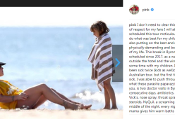 Pink infuriata con i paparazzi: "Sono dei parassiti"