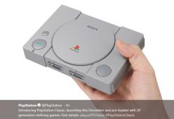 Esce la PlayStation Classic, la versione mini della celebre console Sony
