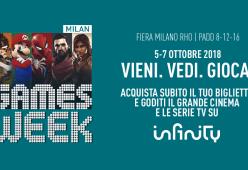 Con Milan Games Week hai in regalo un mese di cinema e serie tv su Infinity