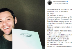 Tiziano Ferro e la canzone scritta con Ed Sheeran: "Ho realizzato un sogno"