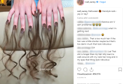 Unghie con i capelli lunghi: l’ultima tendenza arriva dalla Russia