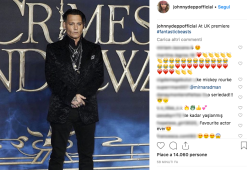 Johnny Depp è tornato in forma: eccolo alla prima di "Animali Fantastici"
