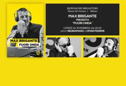 Max Brigante presenta "Fuori Onda" con Giuliano Sangiorgi e Omar Pedrini a Milano