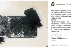 La foto shock di Valeria Graci: “Non abbiate paura di denunciare”