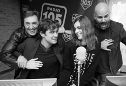 Riccardo Scamarcio e Miriam Leone a 105 Friends