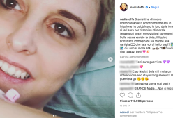 Nadia Toffa di nuovo sotto chemioterapia: “Qui non si molla mai!”