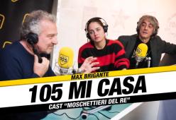 Il cast del film “I Moschettieri del Re” ospite di 105 Mi Casa