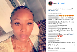Naomi Campbell è quasi calva: ecco il selfie senza parrucca