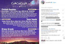 Coachella 2019: la lineup ufficiale, c'è anche Ariana Grande