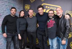 Il cast de "Non ci resta che il crimine", le foto dell'intervista a 105 Mi Casa