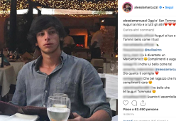 Alessia Marcuzzi, polemiche sui social per una foto di suo figlio