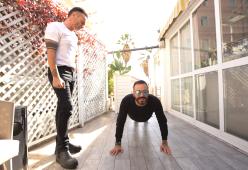 Sanremo 2019, Nek si trasforma in Personal Trainer e...