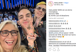  Achille Lauro a Mara Venier: “Sei una donna meravigliosa”