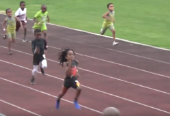 Questo bambino di 7 anni corre veloce come Bolt: il video