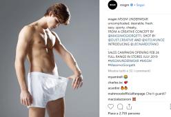 Rocco Siffredi: il figlio Leonardo posa in mutande... come modello