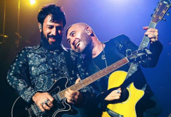 Negramaro: Lele Spedicato sul palco a sorpresa al concerto di Milano