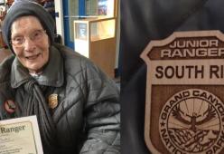 Rose ha 103 anni ed è diventata junior ranger del Grand Canyon