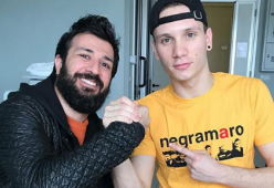Lele Spedicato dei Negramaro incontra Manuel Bortuzzo: "Non mollare mai"