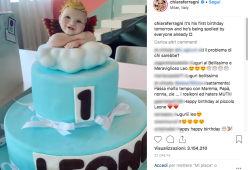 Ferragnez, il piccolo Leone compie un anno: ecco la torta