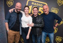 Claudio Bisio e Sarah Felberbaum a 105 Friends per presentare il film "Bentornato Presidente!": le foto dell'intervista