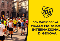 Con Radio 105 alla Mezza Maratona Internazionale di Genova: appuntamento 14 aprile
