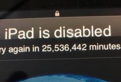 Gioca con l'iPad del papà e lo blocca per 48 anni (fino al 2067)