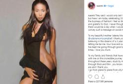Naomi Campbell: per i 33 anni di carriera, posta la prima foto da modella