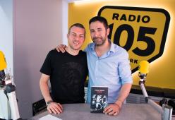 Pablo Trincia a 105 Mi Casa: le foto dell'intervista
