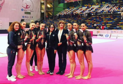 Medaglia d'oro per le Azzurre della ginnastica ritmica nell’All Around della World Challenge Cup