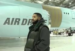 Air Drake: il rapper mostra sui social il suo Boeing personalizzato