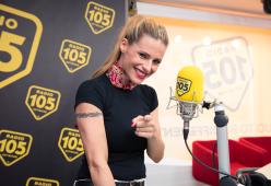 Michelle Hunziker presenta a 105 Friends il nuovo programma "All Together Now"