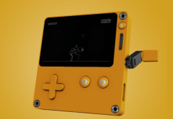 Arriva la console portatile con la manovella... dal gusto un po' retrò