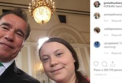Greta e Schwarzenegger: insieme per difendere l'ambiente