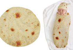 Arriva la coperta per trasformare tuo figlio in un delizioso burrito