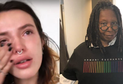Whoopi Goldberg critica Bella Thorne per aver pubblicato le sue foto osé e lei scoppia in lacrime