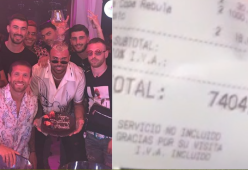 Sfera Ebbasta pubblica lo scontrino della festa di compleanno di Andrea Petagna: 7.404 euro