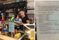 "Se mostri il seno bevi gratis": infuria la polemica sul cartello di un bar