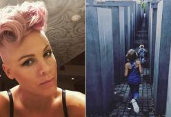 P!NK attaccata per una foto dei figli al Memoriale dell’Olocausto di Berlino