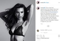 Emily Ratajkowski: il post femminista con ascella non depilata scatena il web