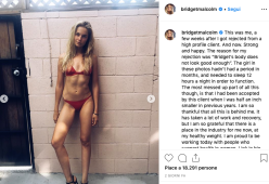 Modella licenziata perché troppo grassa: lo sfogo di Bridget Malcolm