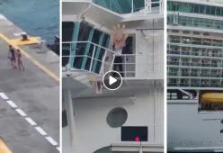 Arrivano in ritardo e perdono la nave: l'equipaggio saluta così