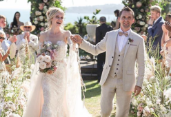 Muse, fiori d’arancio per Matt Bellamy: ha sposato la sua Elle Evans