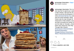 Due ragazze hanno riprodotto le scene delle abbuffate di Homer Simpson