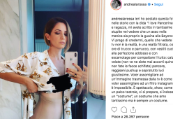 Andrea Delogu posa in pancera: “Non credete a quello che vedete in tv”