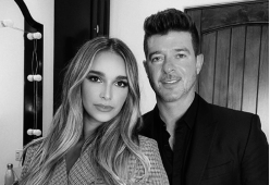 Robin Thicke e la fidanzata coinvolti in un incidente d'auto