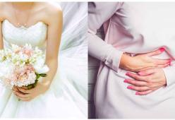 Sposa ha un attacco di diarrea e defeca sull'abito davanti a tutti