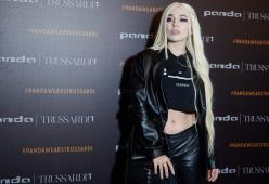 Dario Spada e Fabiola all'esclusivo evento Panda wears Trussardi con Ava Max!