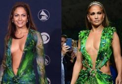 Jennifer Lopez, 19 anni dopo incanta ancora indossando il Jungle Dress